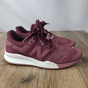 Womens New Balance 247 Burgundy Maroon Lifestyle C